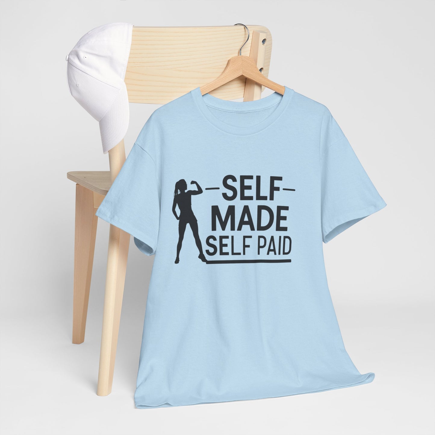 Self Made Printed T Shirt with Hearts