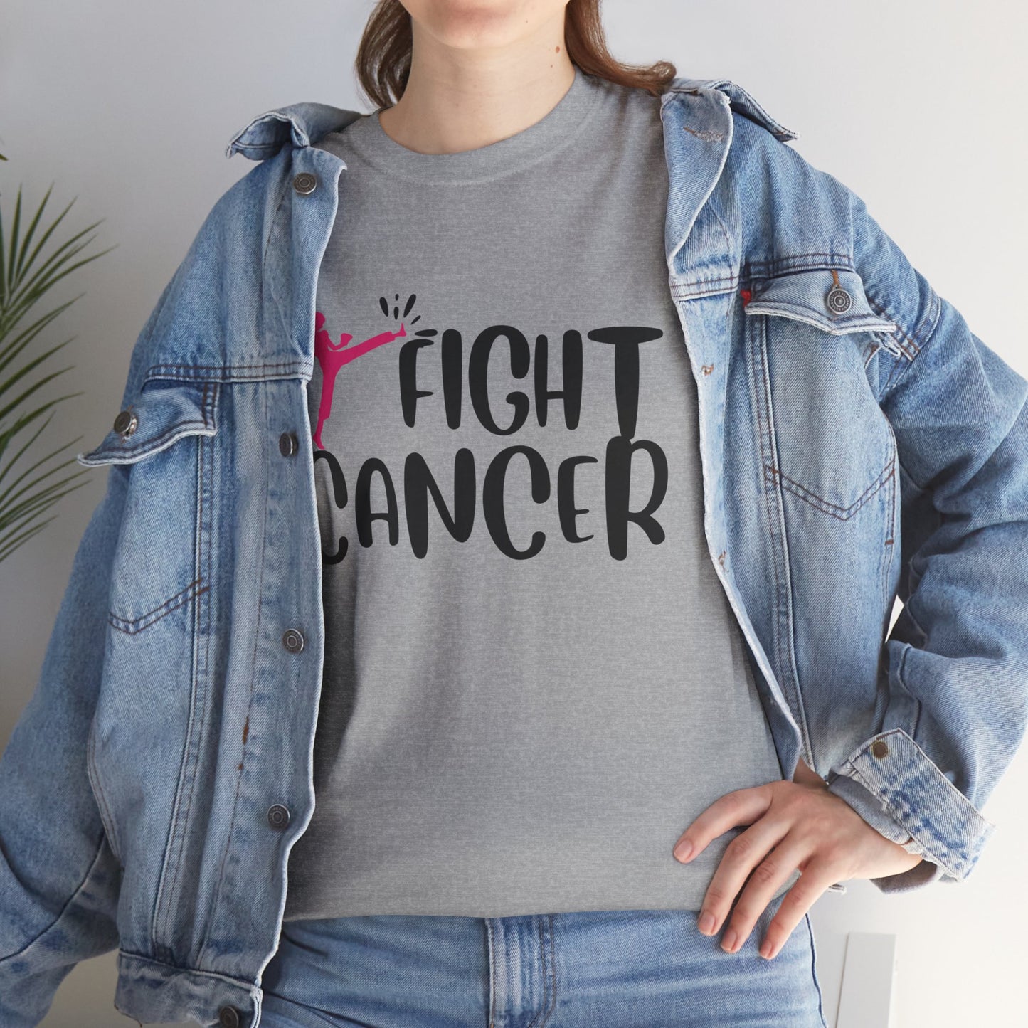 Fight Cancer Unisex Heavy Cotton Tee