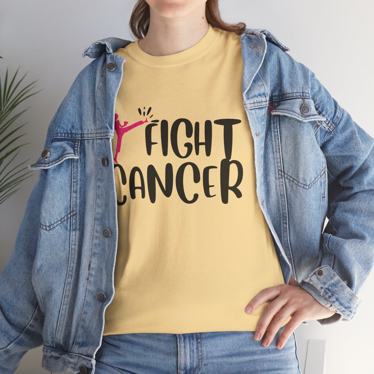 Fight Cancer Unisex Heavy Cotton Tee