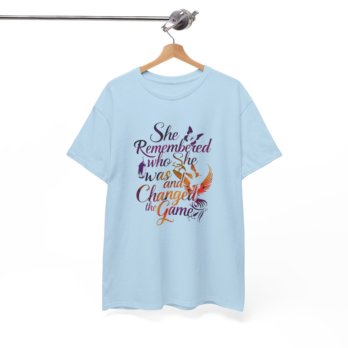 She Remembered Who She Was T Shirt with Hearts
