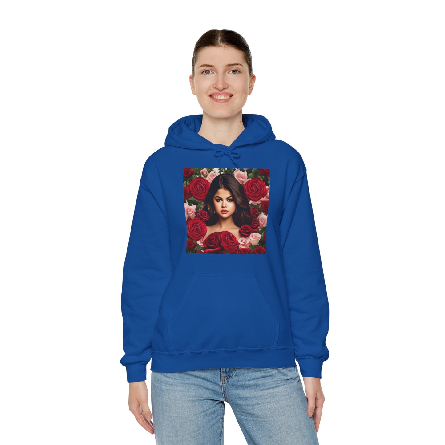 Selena Gomez Printed Unisex Heavy Blend™ Hooded Sweatshirt