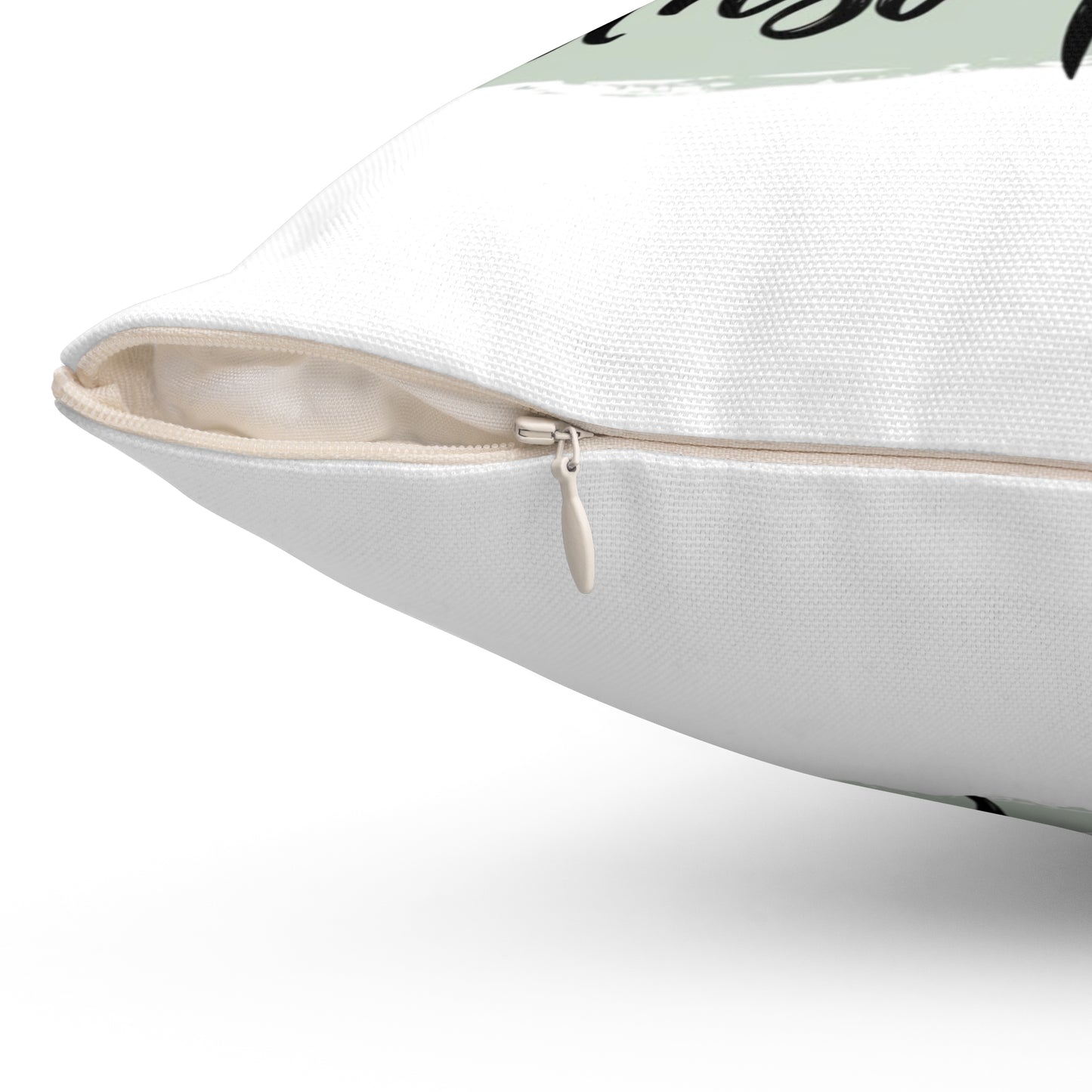 Empowered Spun Polyester Square Pillow