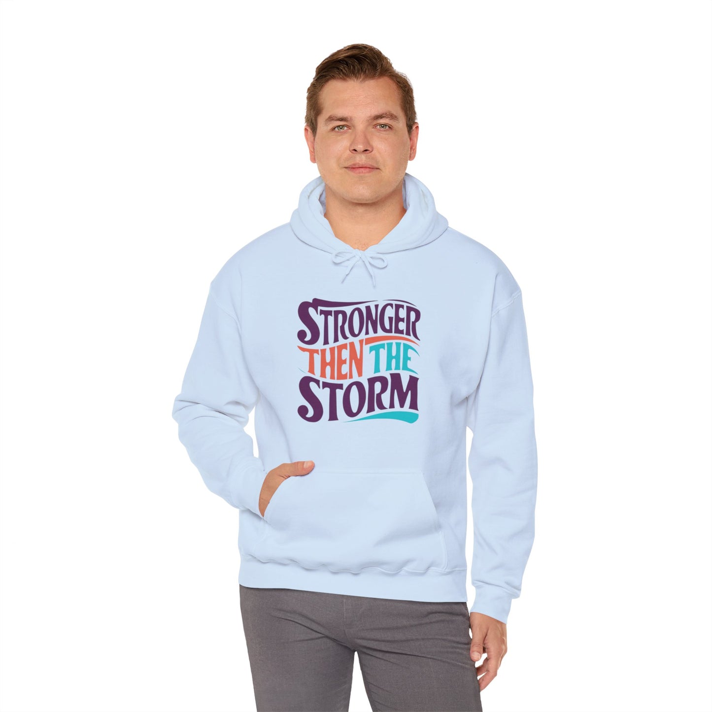 Stronger Than The Storm Unisex Heavy Blend™ Hooded Sweatshirt