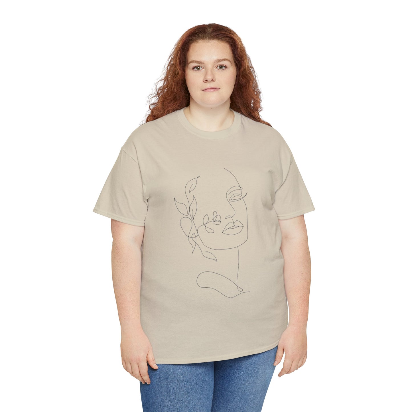 Women Artwork T Shirt with Hearts