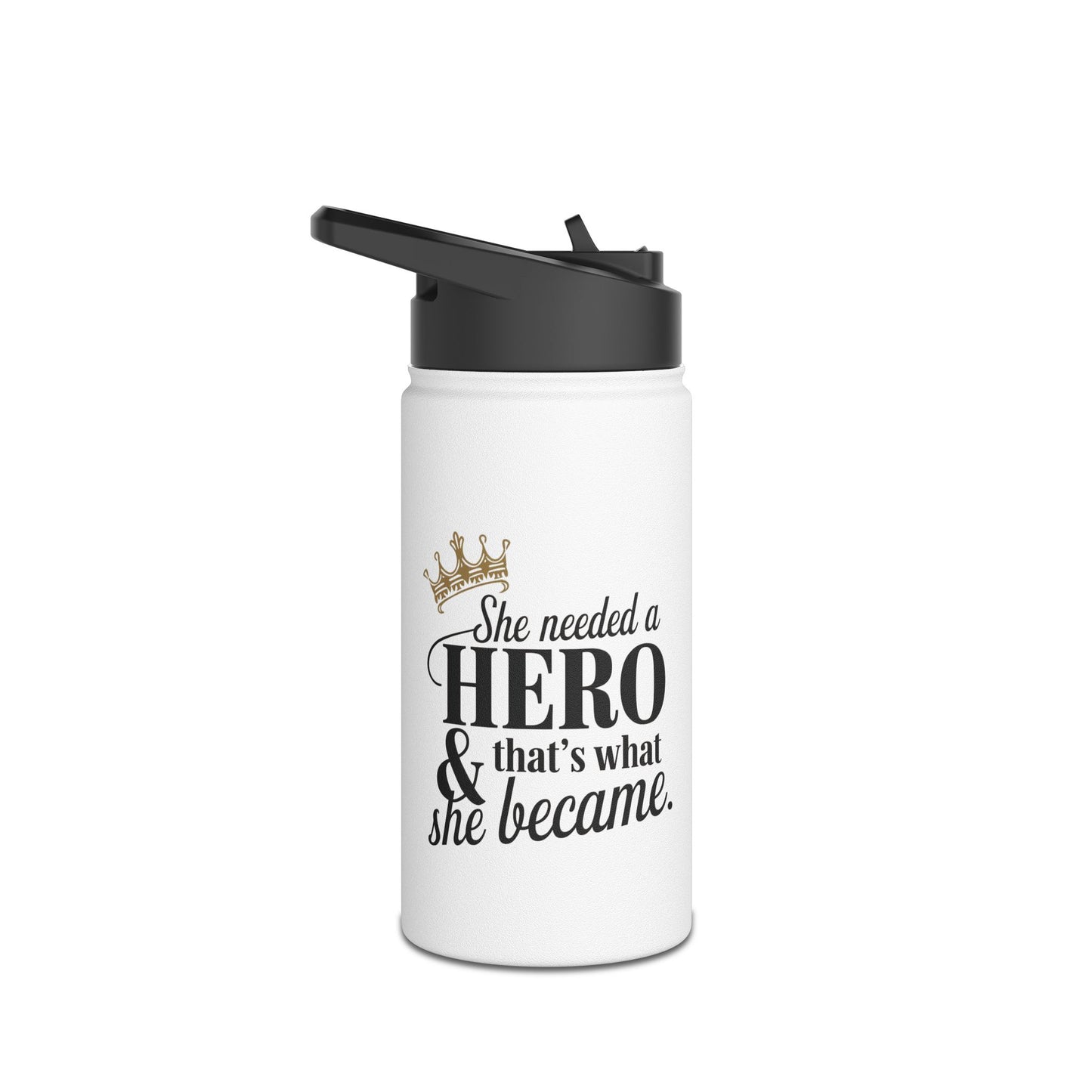 Copy of She Needed Stainless Steel Water Bottle, Standard Lid