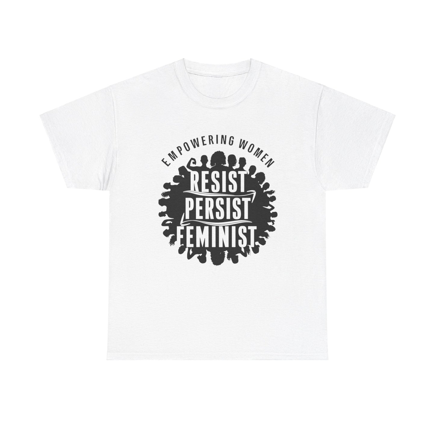 Empowering Women Printed T Shirt with Hearts