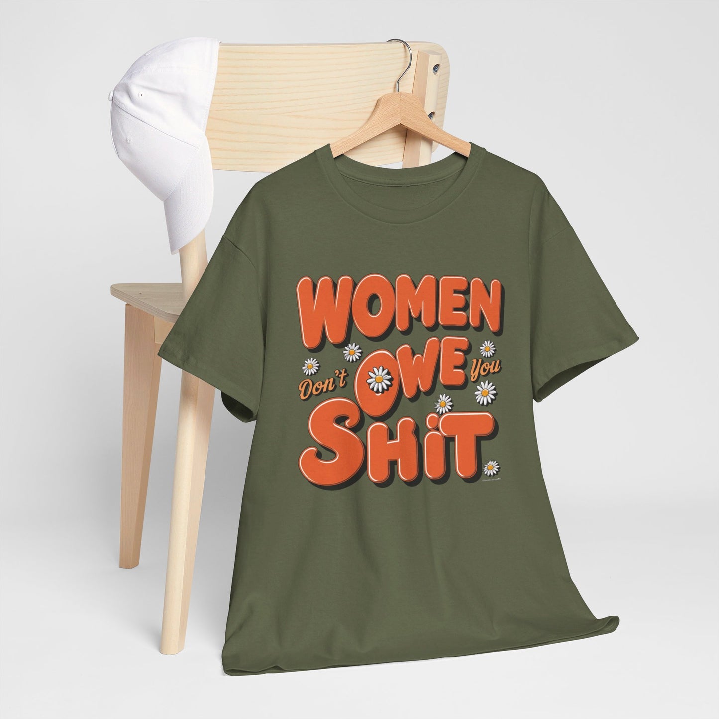 Women Don't Women Heavy Cotton Tee