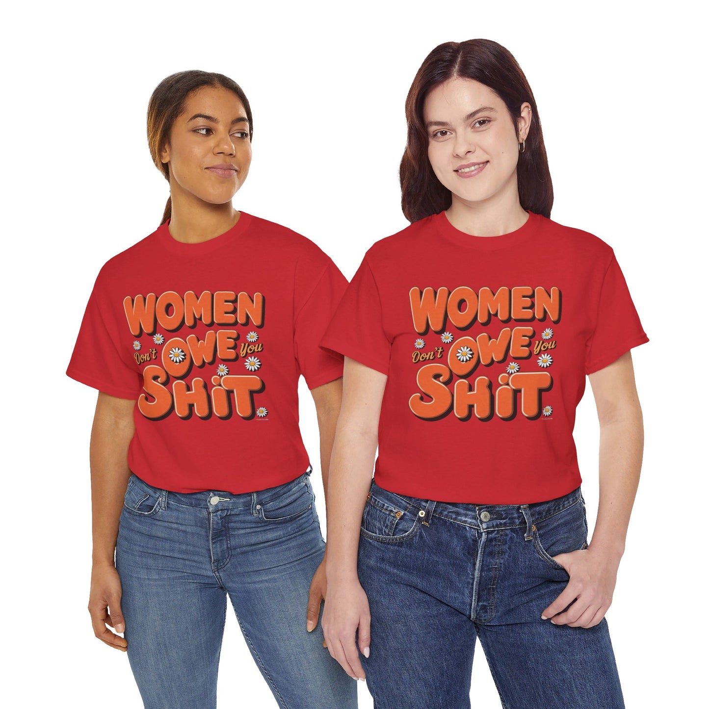 Women Don't Women Heavy Cotton Tee