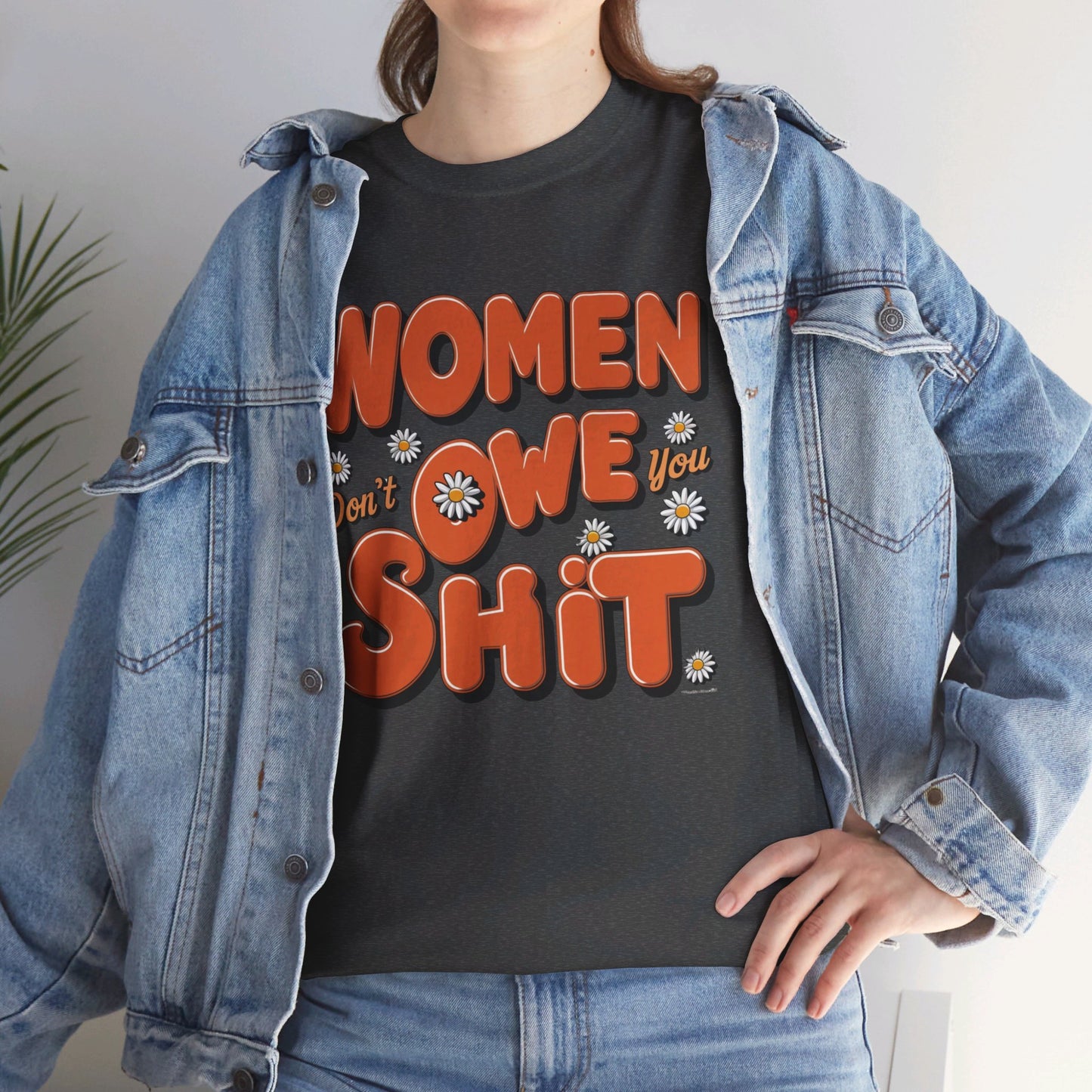 Women Don't Women Heavy Cotton Tee