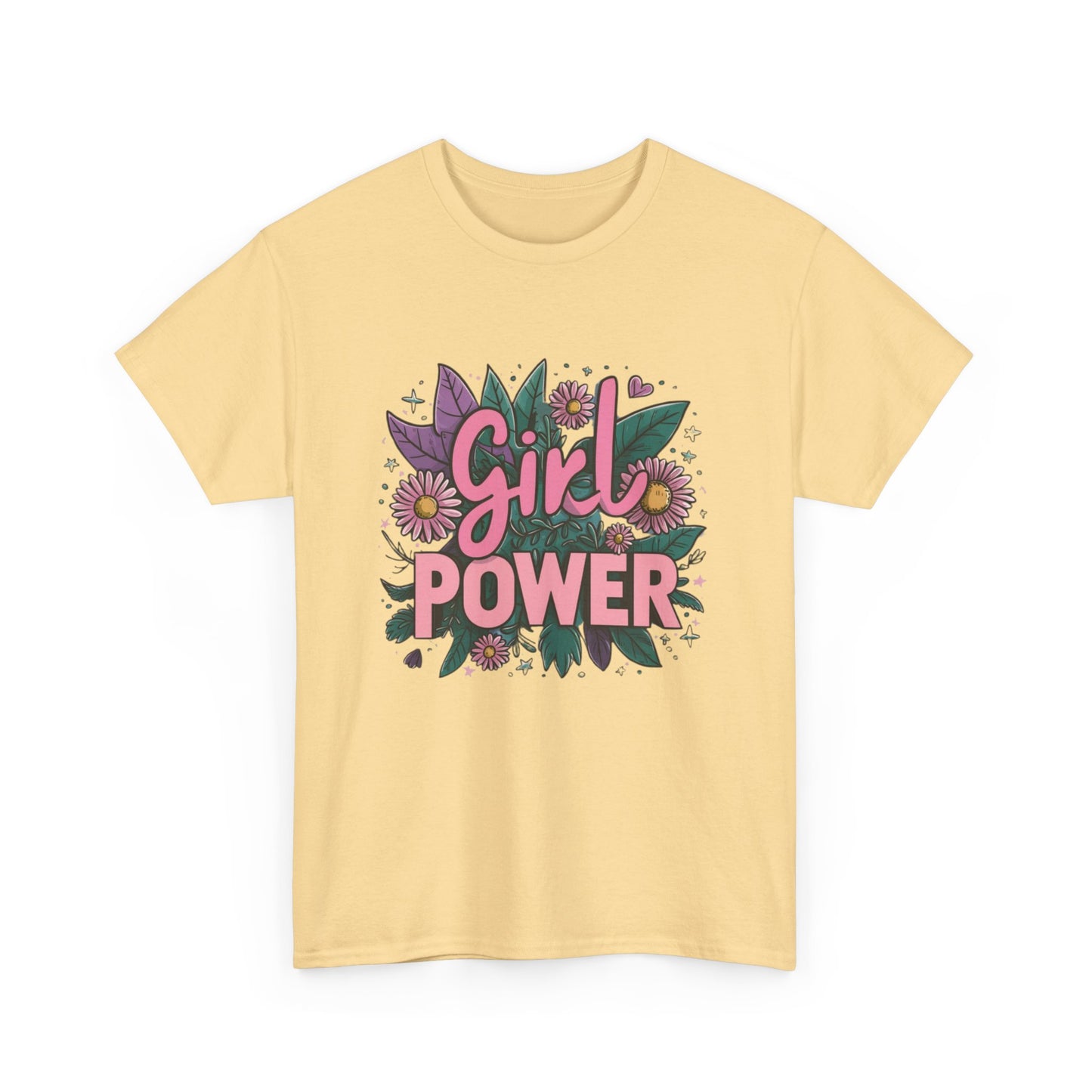Girl Power Women Heavy Cotton Tee