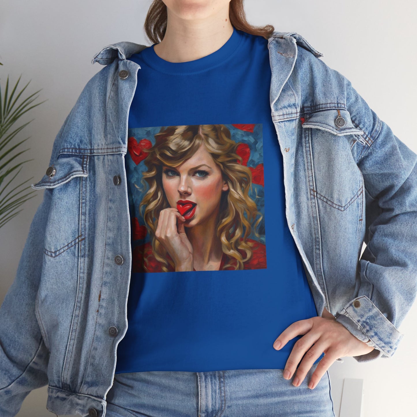 Taylor Swift T Shirt with Hearts