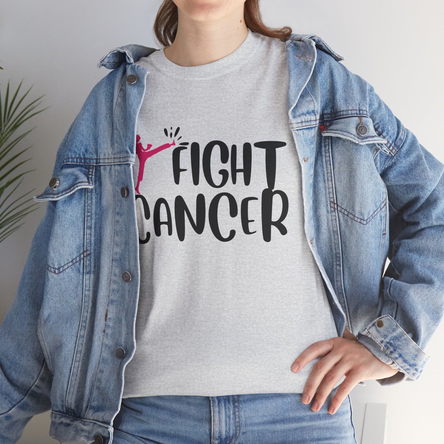 Fight Cancer Unisex Heavy Cotton Tee