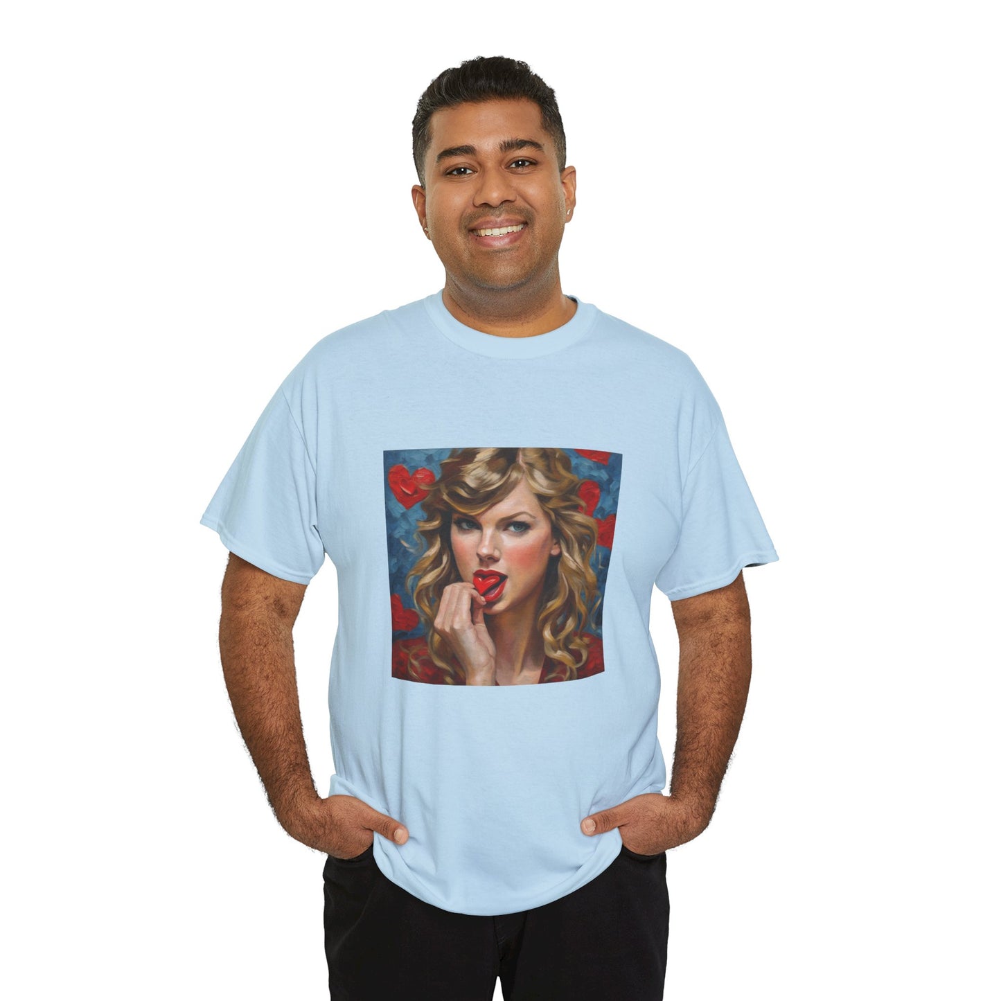 Taylor Swift T Shirt with Hearts