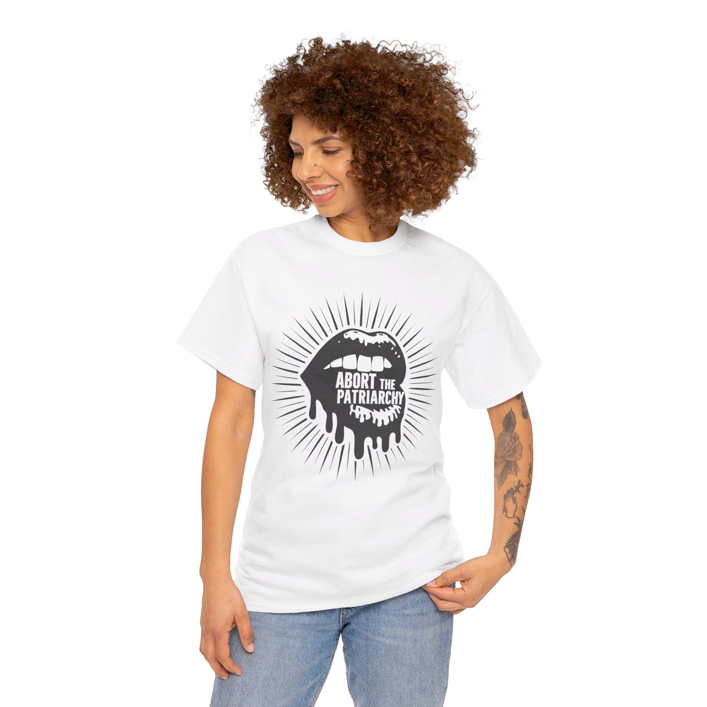 Abort The Women Heavy Cotton Tee