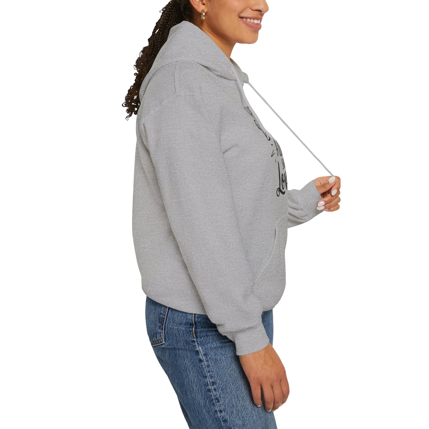 She Designed Printed Unisex Heavy Blend™ Hooded Sweatshirt