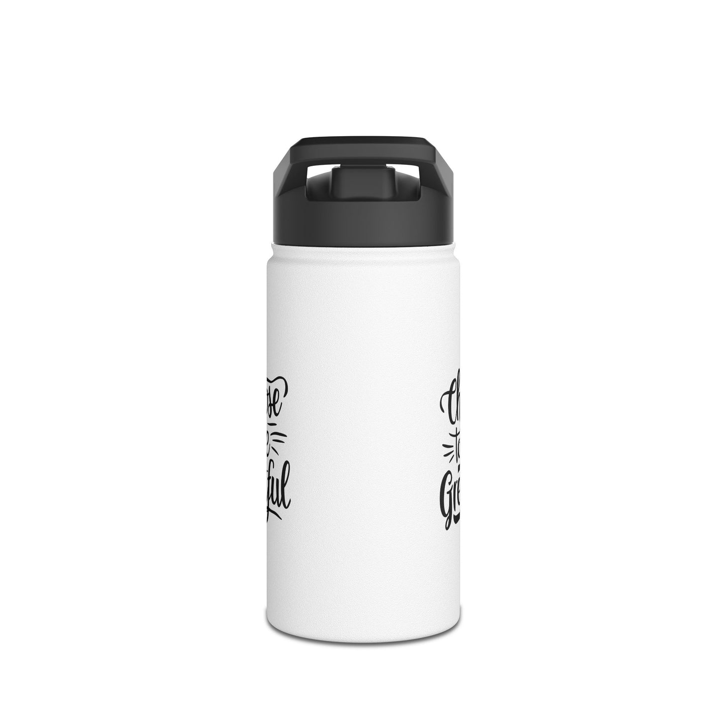 Choose to Stainless Steel Water Bottle, Standard Lid