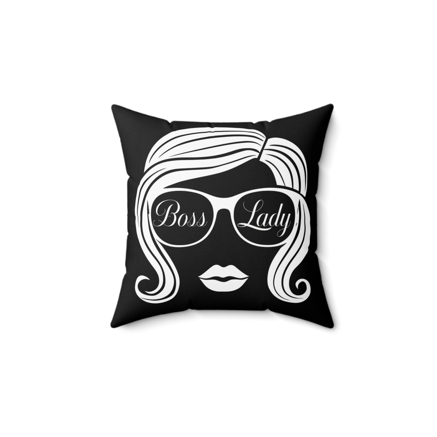 Boss Lady Spun Polyester Square Pillow
