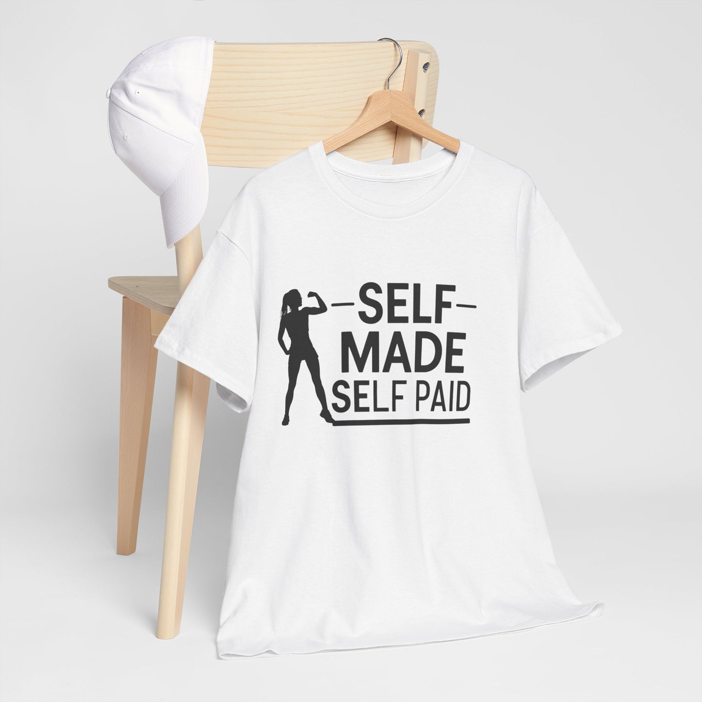 Self Made Printed T Shirt with Hearts