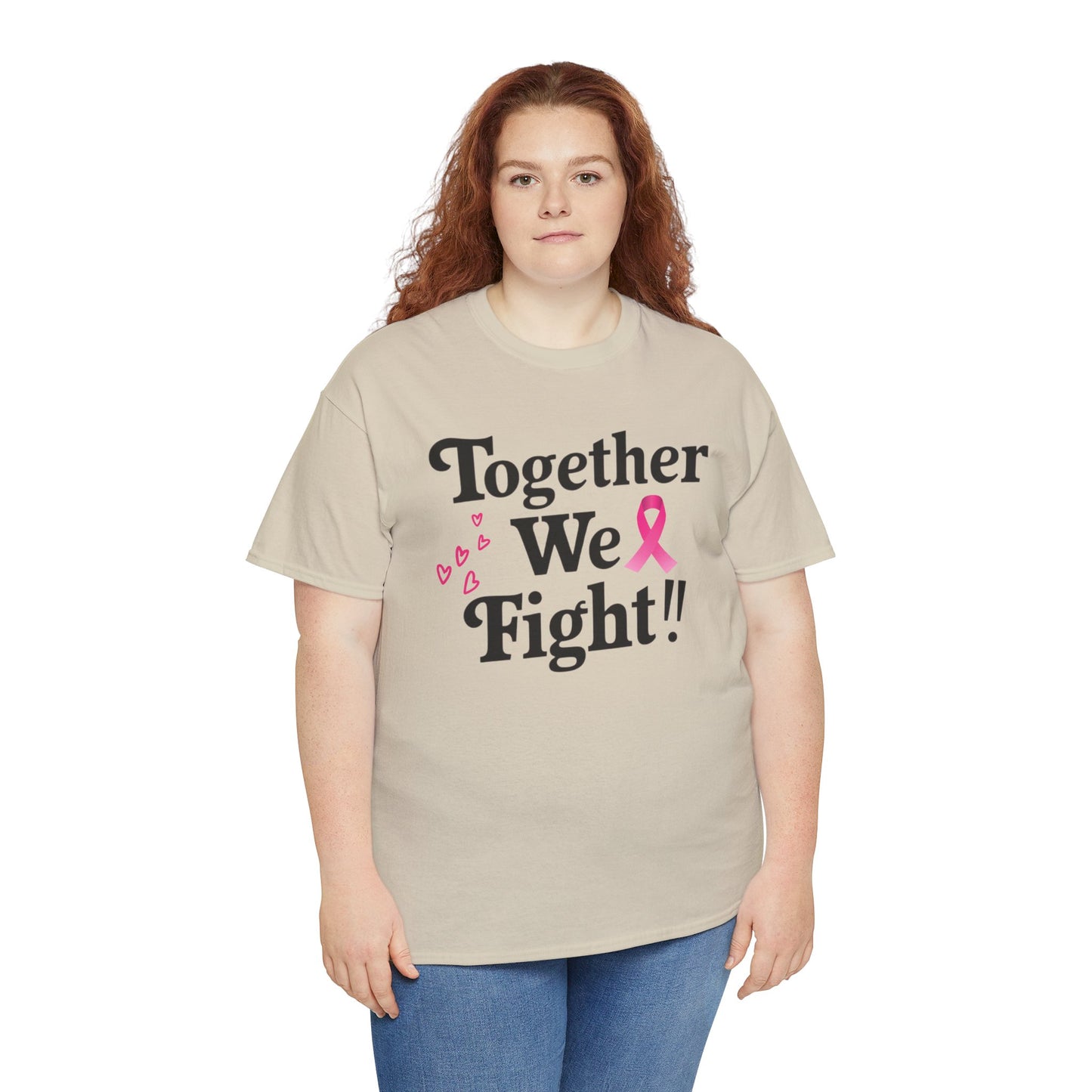 Together We Fight Unisex Heavy Cotton Tee