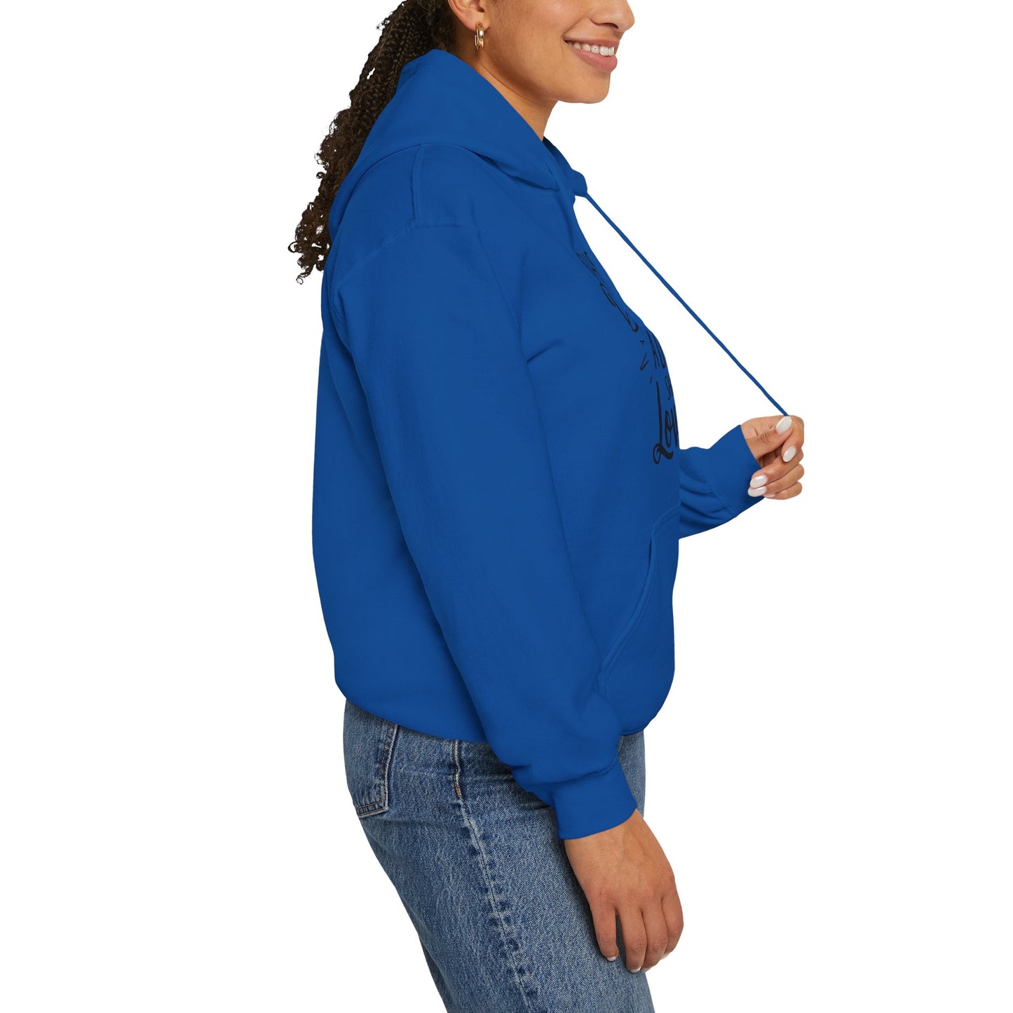 She Designed Printed Unisex Heavy Blend™ Hooded Sweatshirt