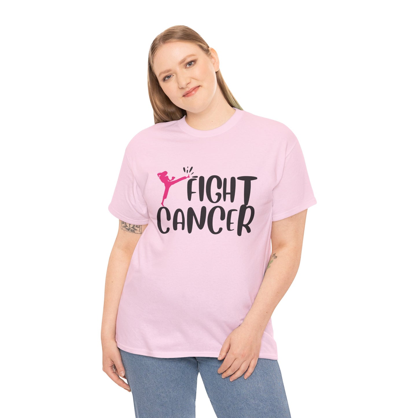Fight Cancer Unisex Heavy Cotton Tee