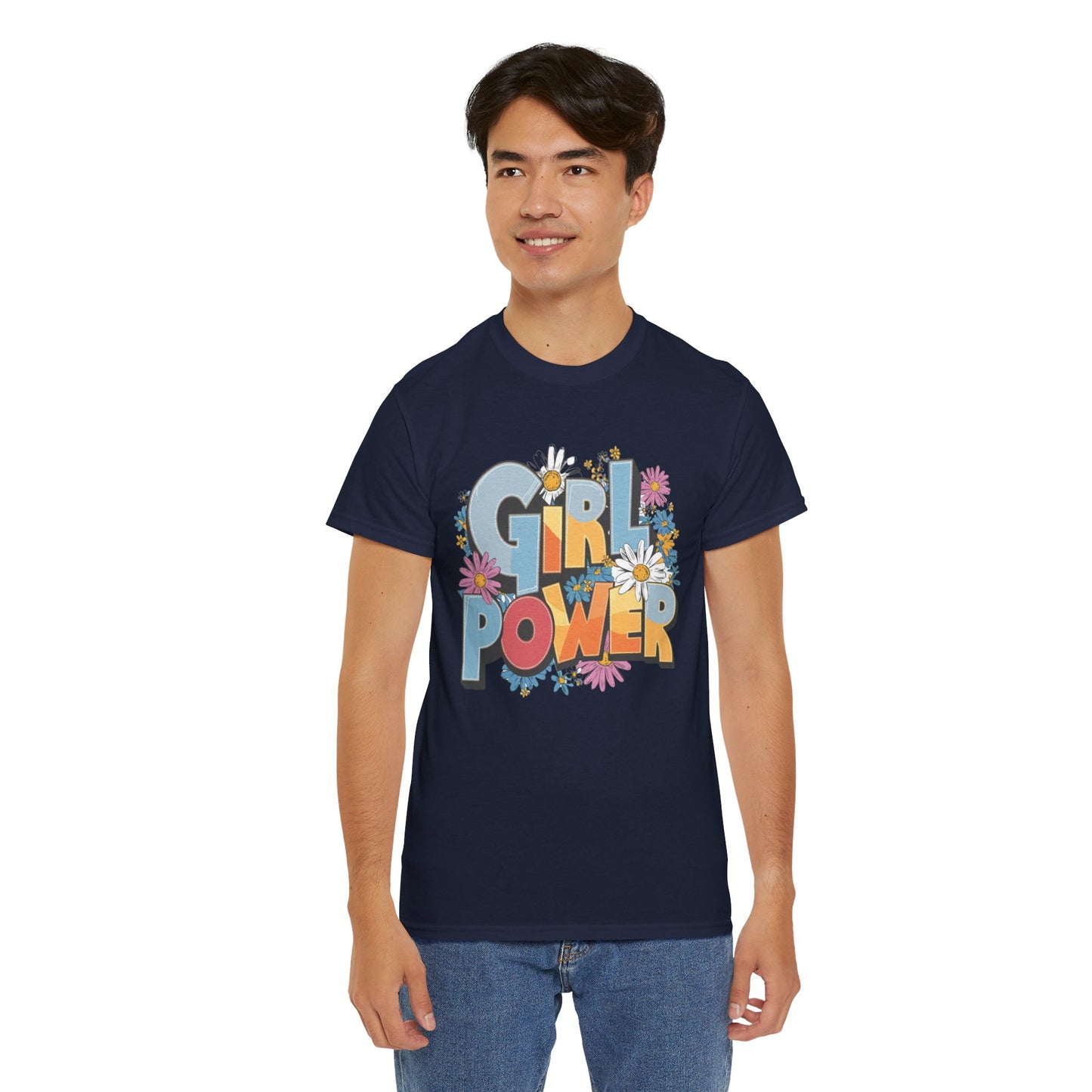 Girl Power Women Heavy Cotton Tee