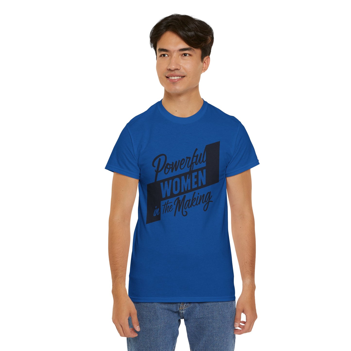 Powerful Women Printed T Shirt with Hearts