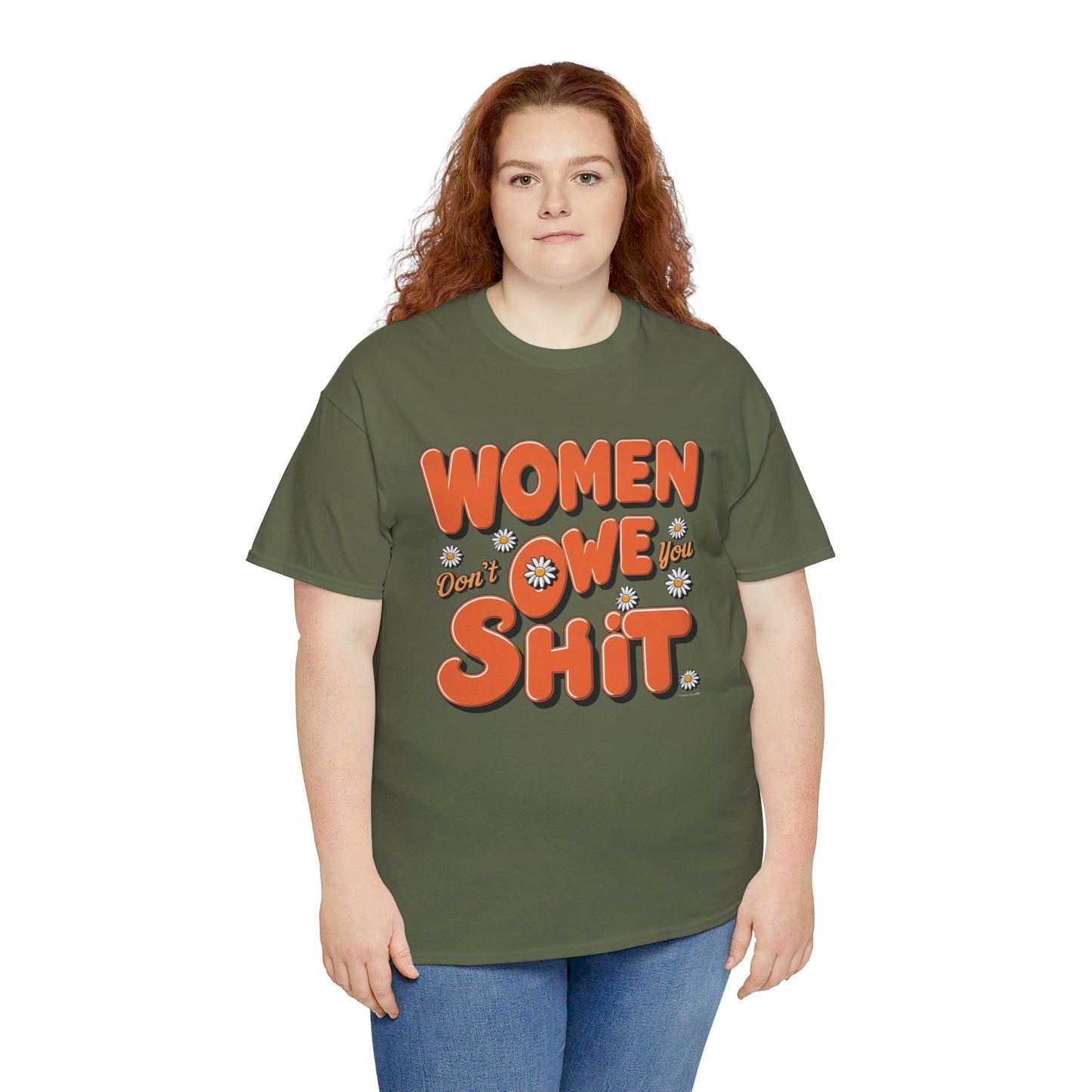 Women Don't Women Heavy Cotton Tee