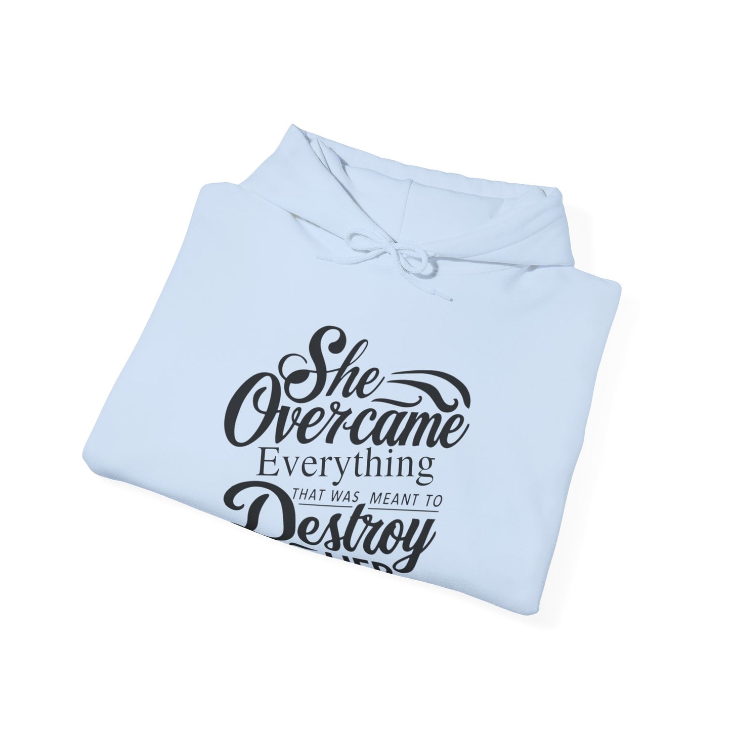 She Overcame Unisex Heavy Blend™ Hooded Sweatshirt