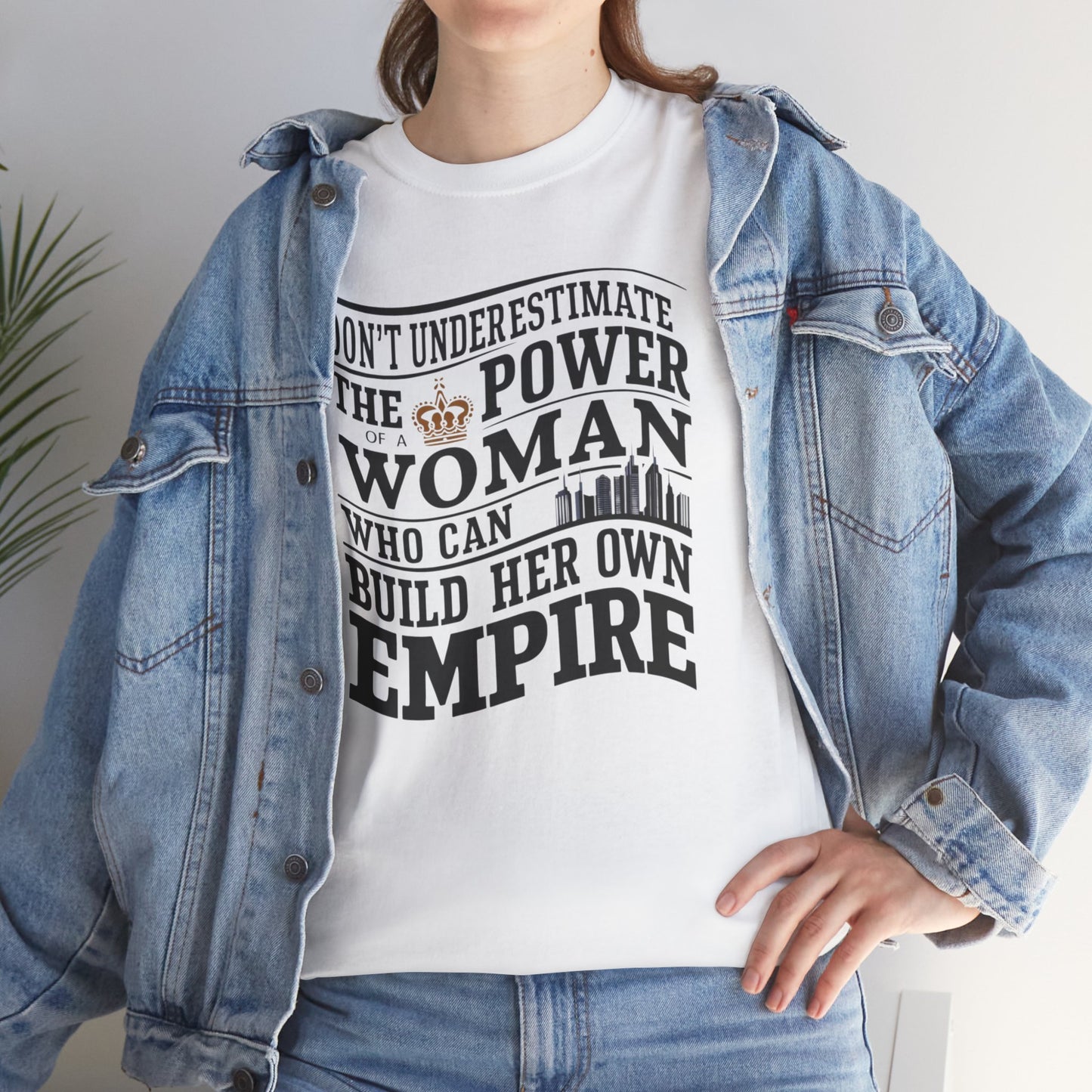 Don't Underestimate The Power Of Woman T Shirt with Hearts