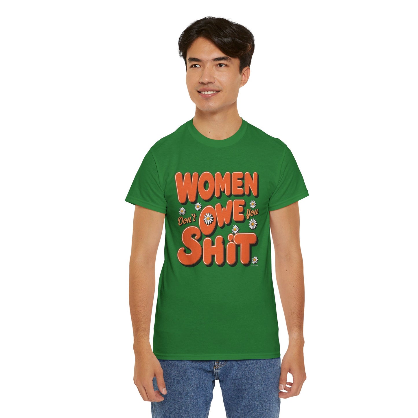 Women Don't Women Heavy Cotton Tee