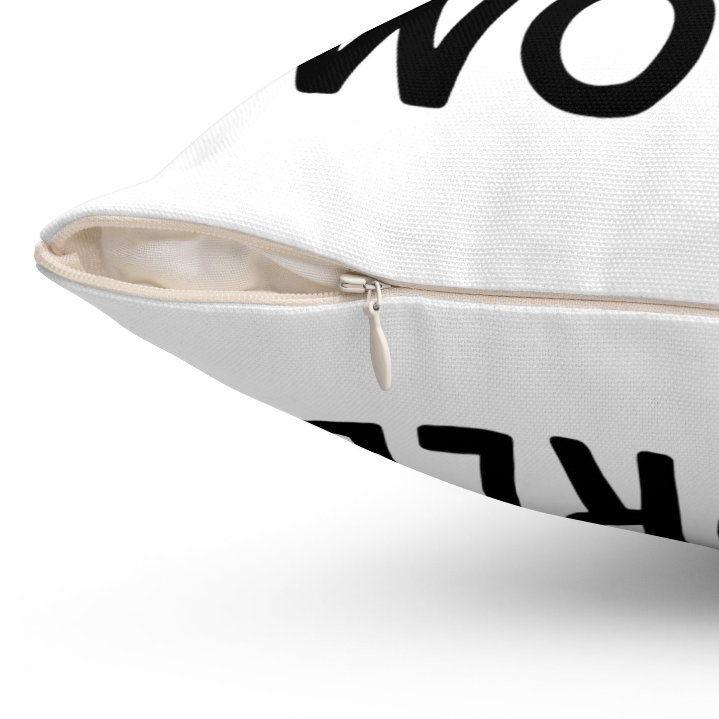 This Girl Spun Polyester Square Pillow