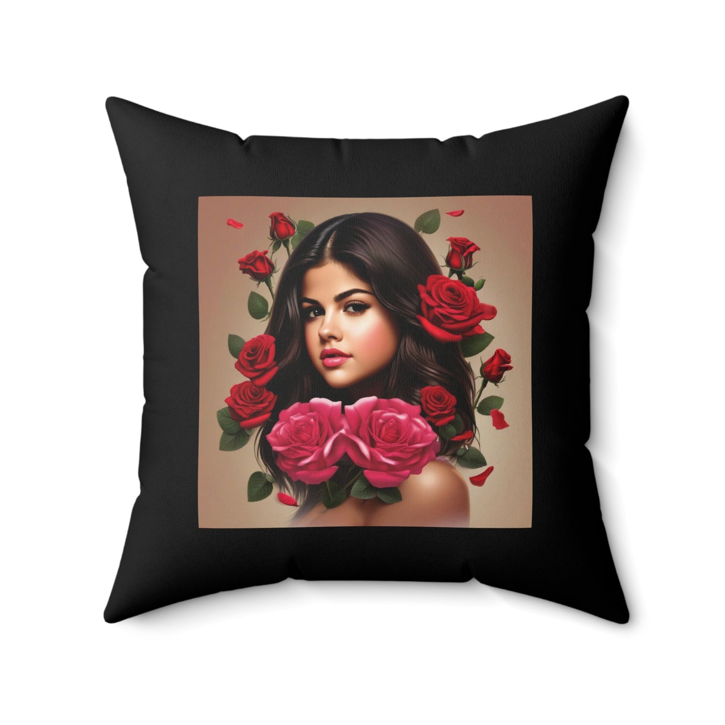 Women Spun Polyester Square Pillow