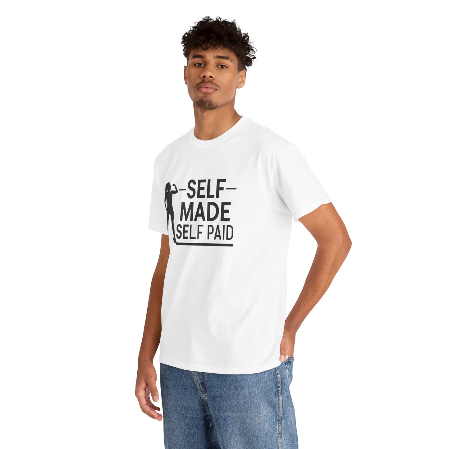 Self Made Printed T Shirt with Hearts