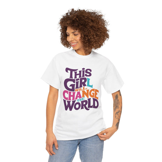 This Girl Printed  T Shirt with Hearts