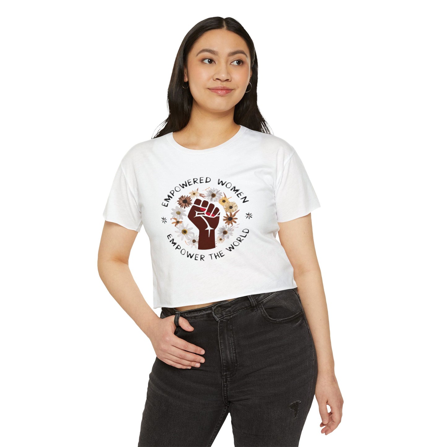 Empowered Women Women's Festival Crop Top