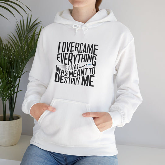 I Overcame Printed Unisex Heavy Blend™ Hooded Sweatshirt