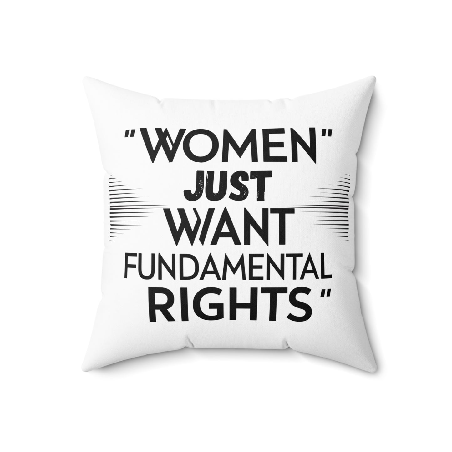 Women Spun Polyester Square Pillow