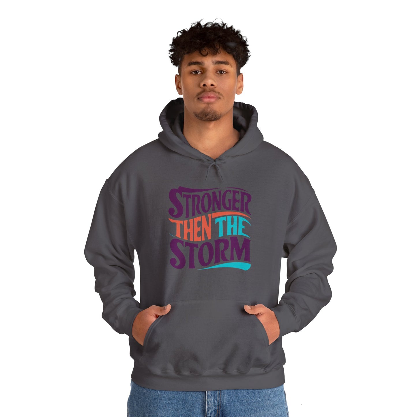 Stronger Than The Storm Unisex Heavy Blend™ Hooded Sweatshirt