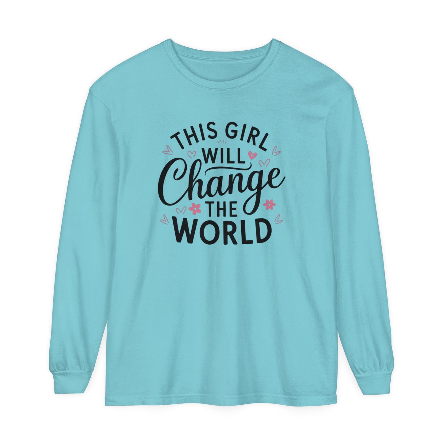 This Girl Garment-dyed Long Sleeve T-Shirt
