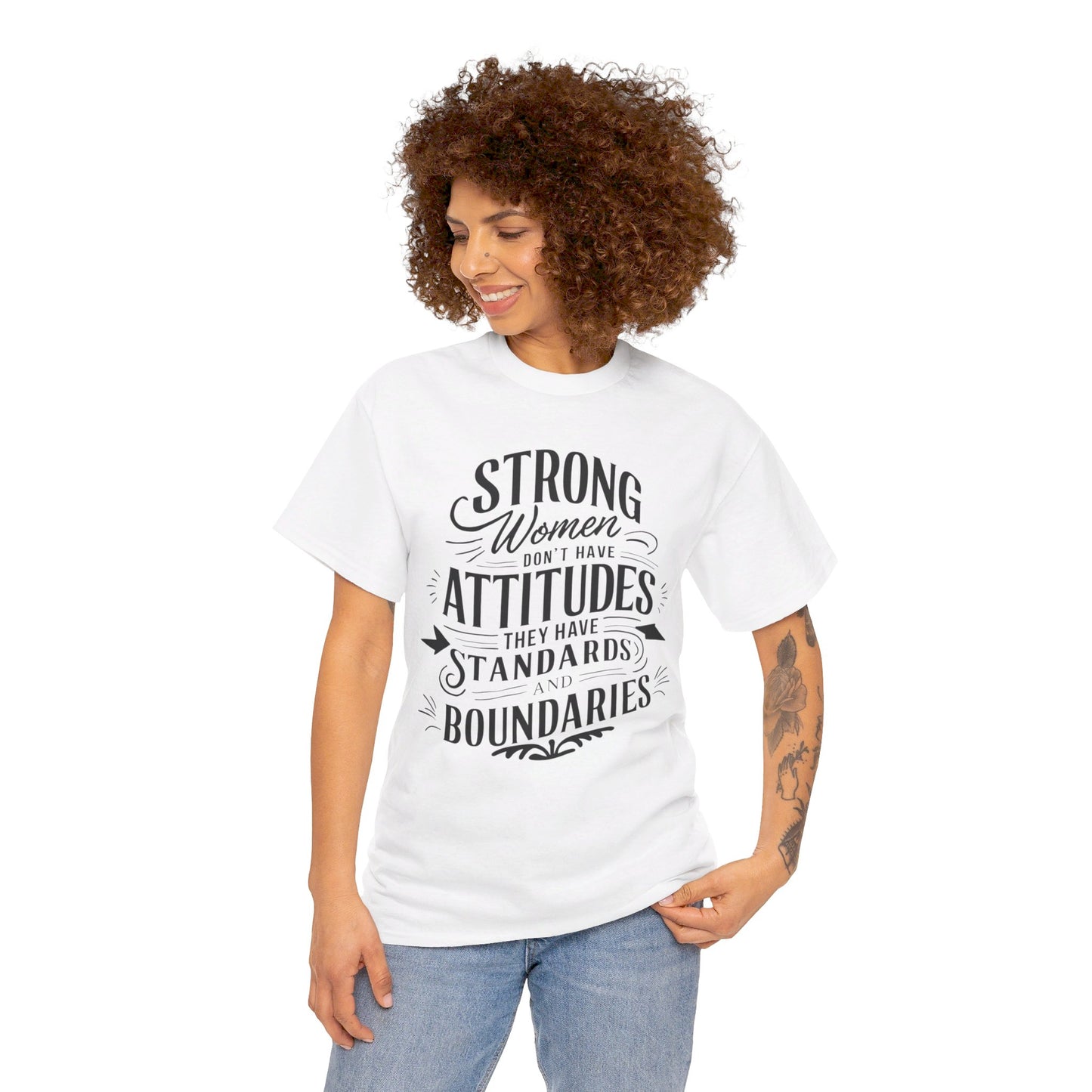 Strong Women Women Heavy Cotton Tee