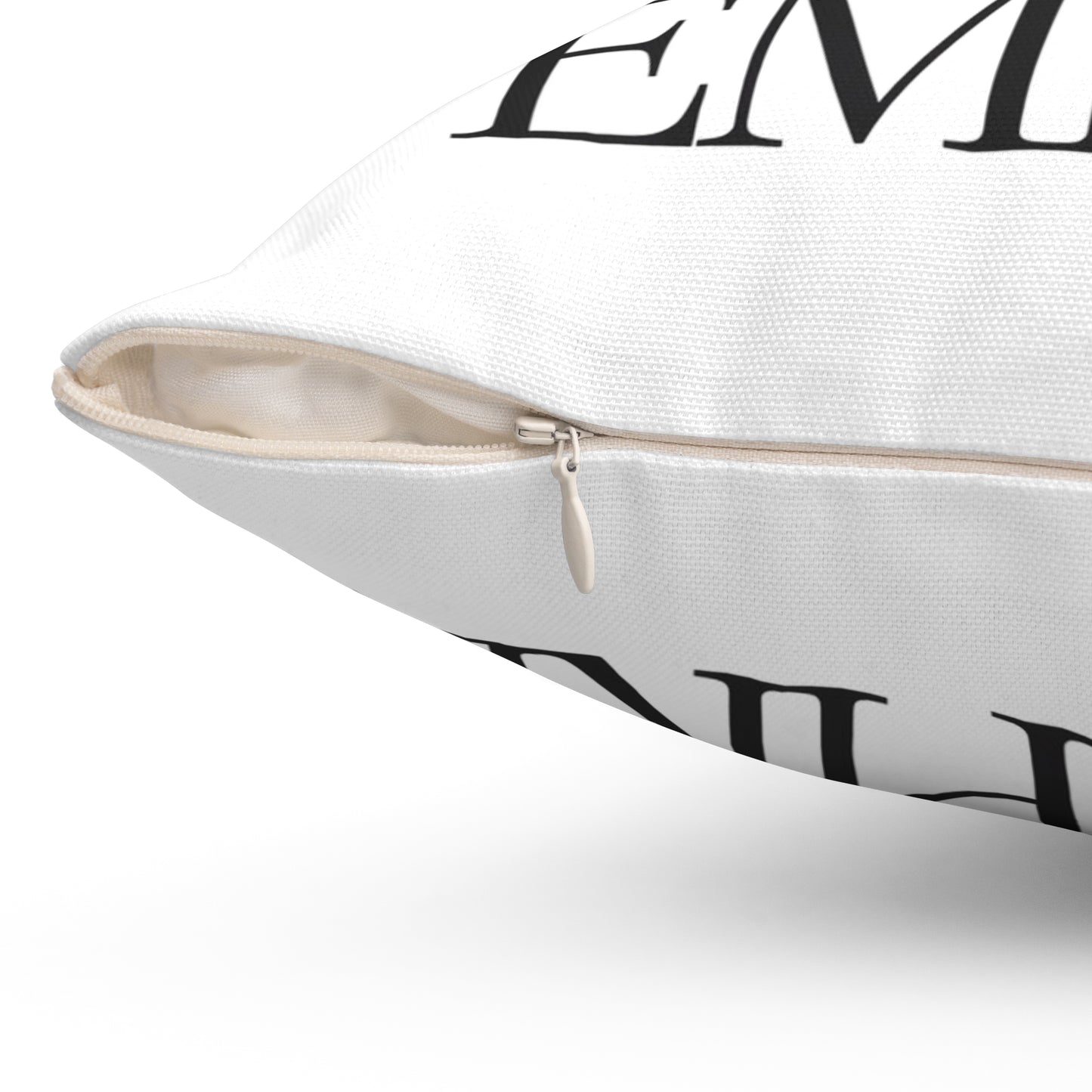 Just A Queen Spun Polyester Square Pillow