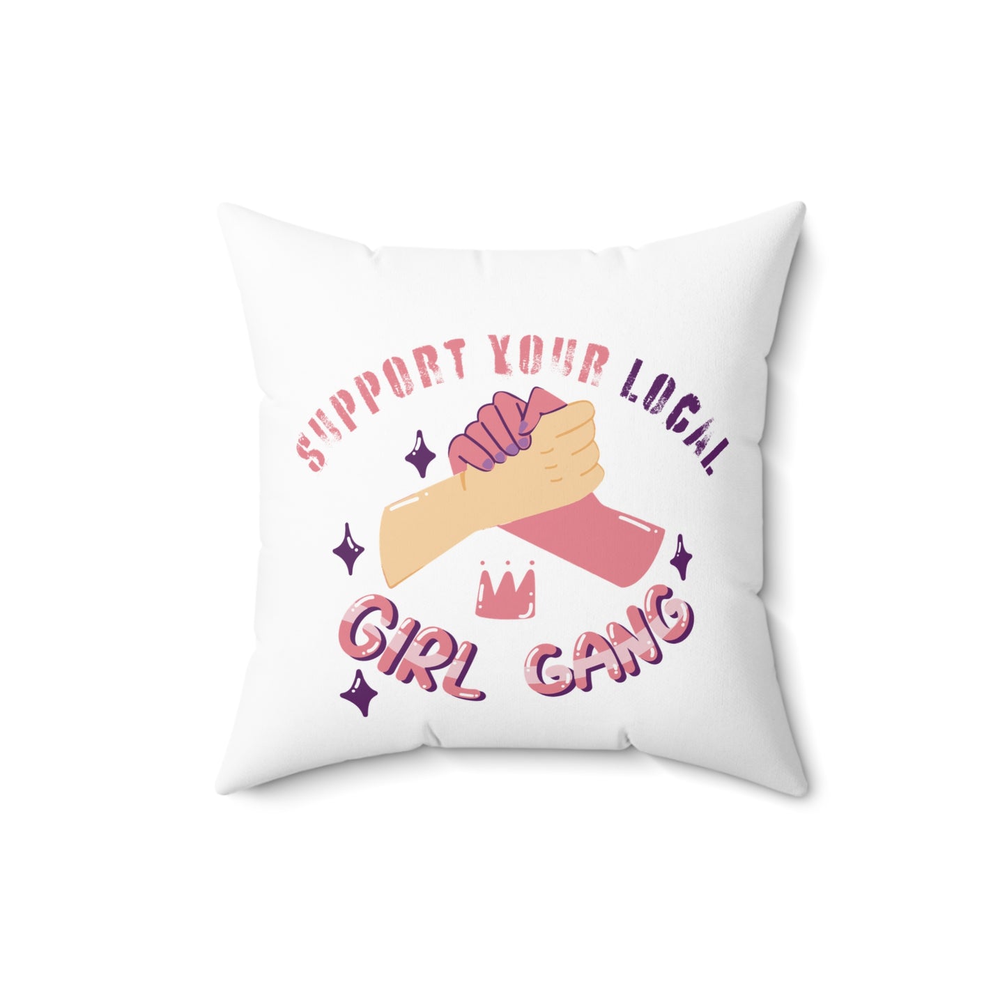 Support Spun Polyester Square Pillow