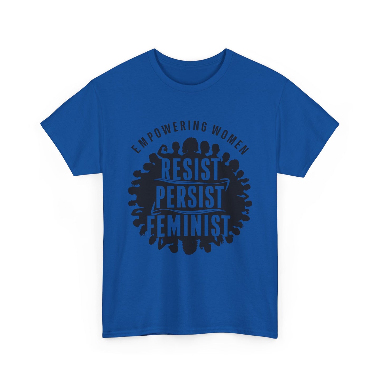 Empowering Women Printed T Shirt with Hearts
