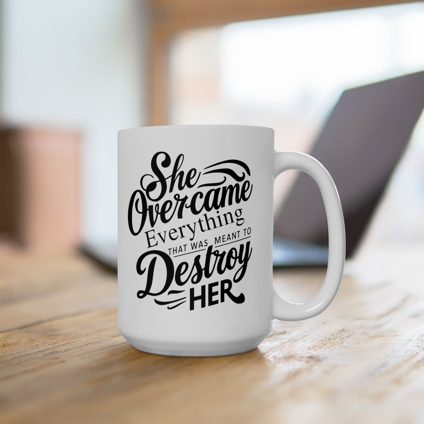 She Overcame Ceramic Mug, (11oz, 15oz)