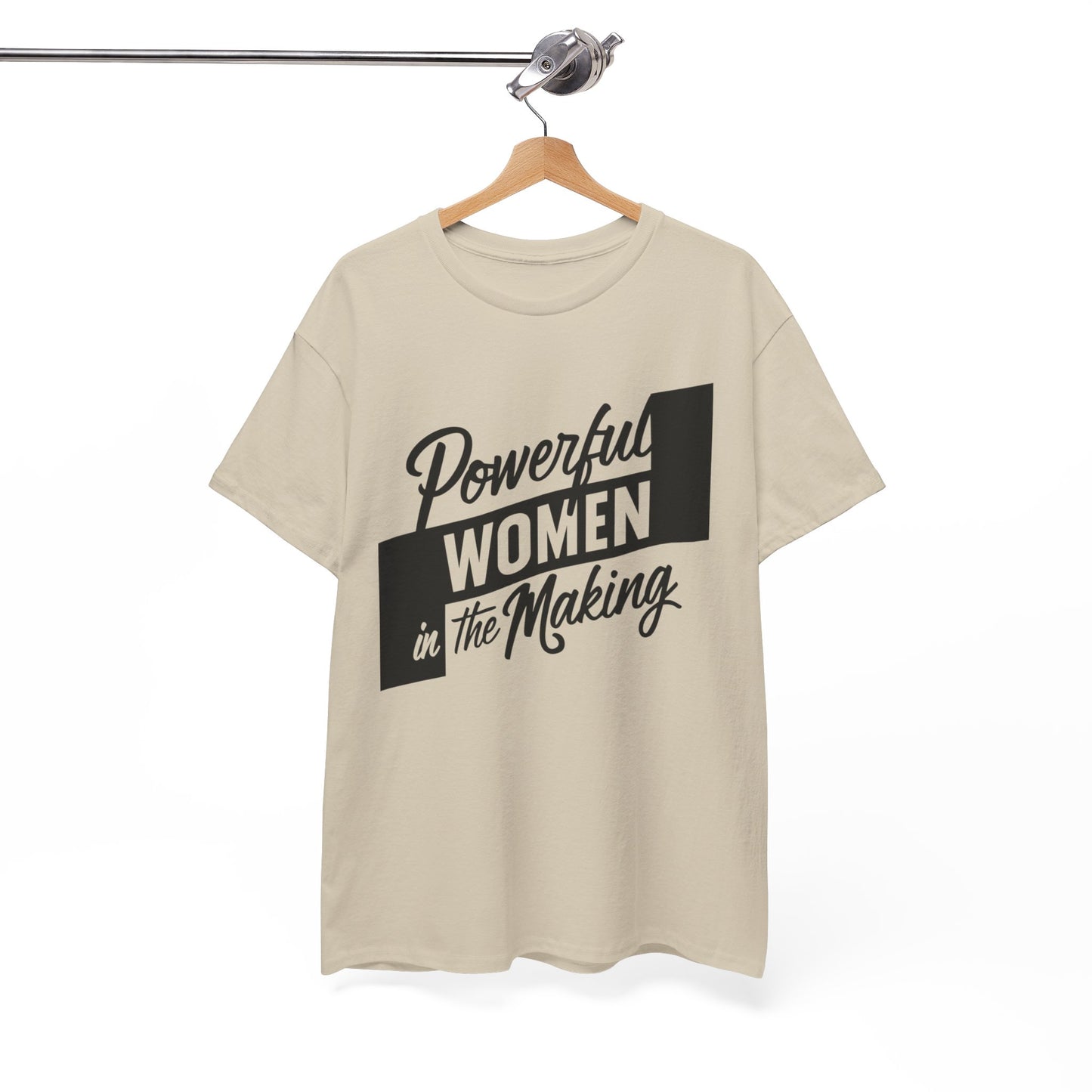 Powerful Women Printed T Shirt with Hearts