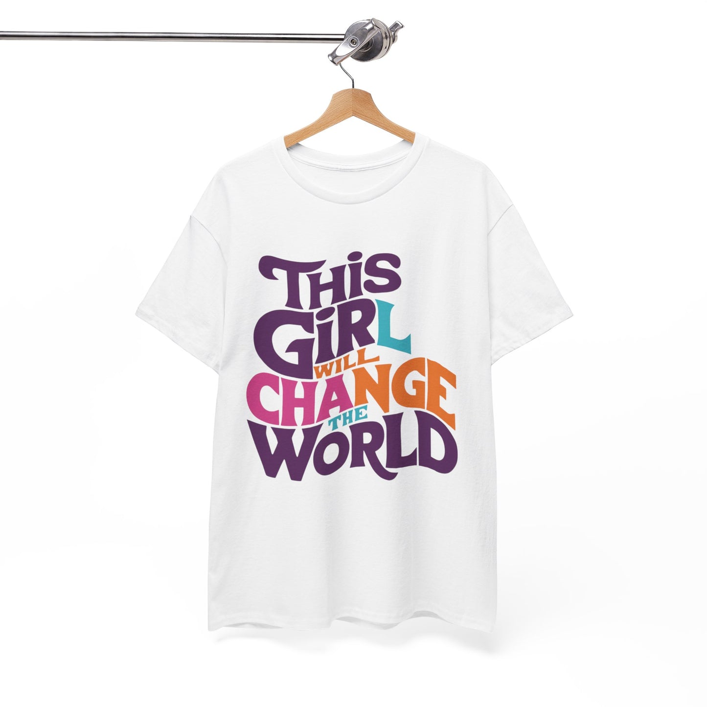 This Girl Printed  T Shirt with Hearts