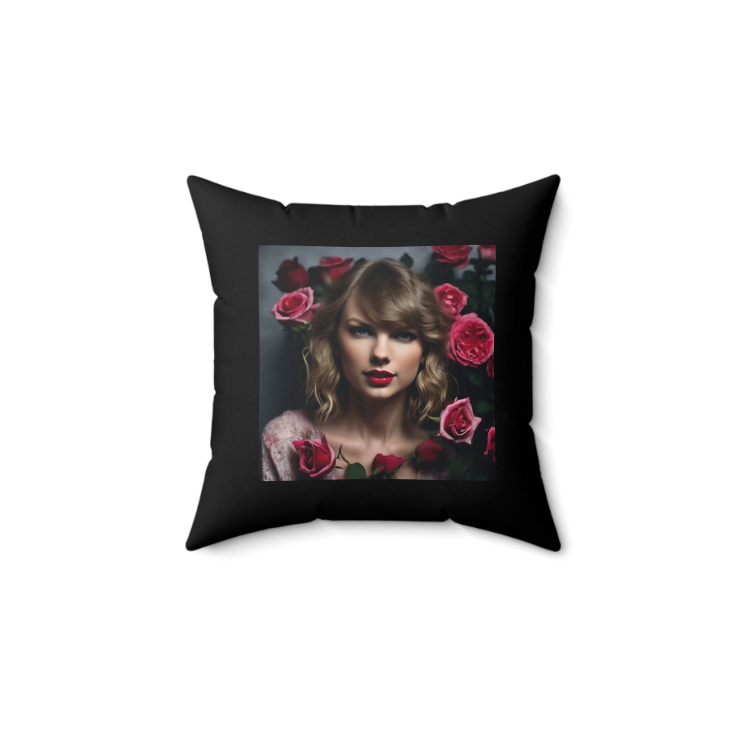 Women Spun Polyester Square Pillow