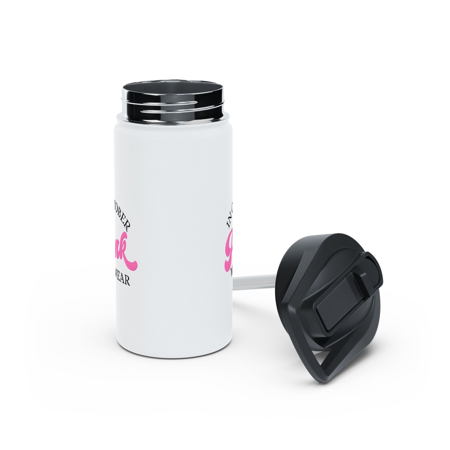 IN October Stainless Steel Water Bottle, Standard Lid