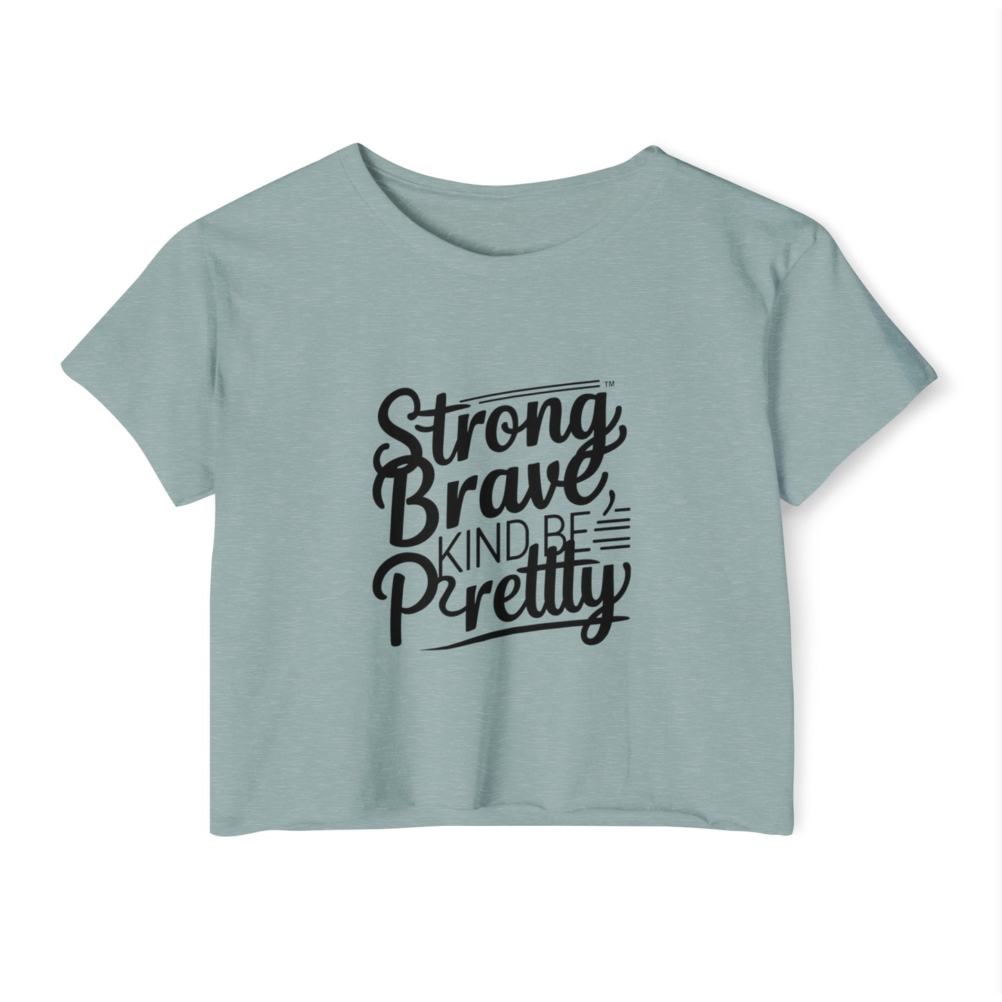 Strong Brave Women's Festival Crop Top